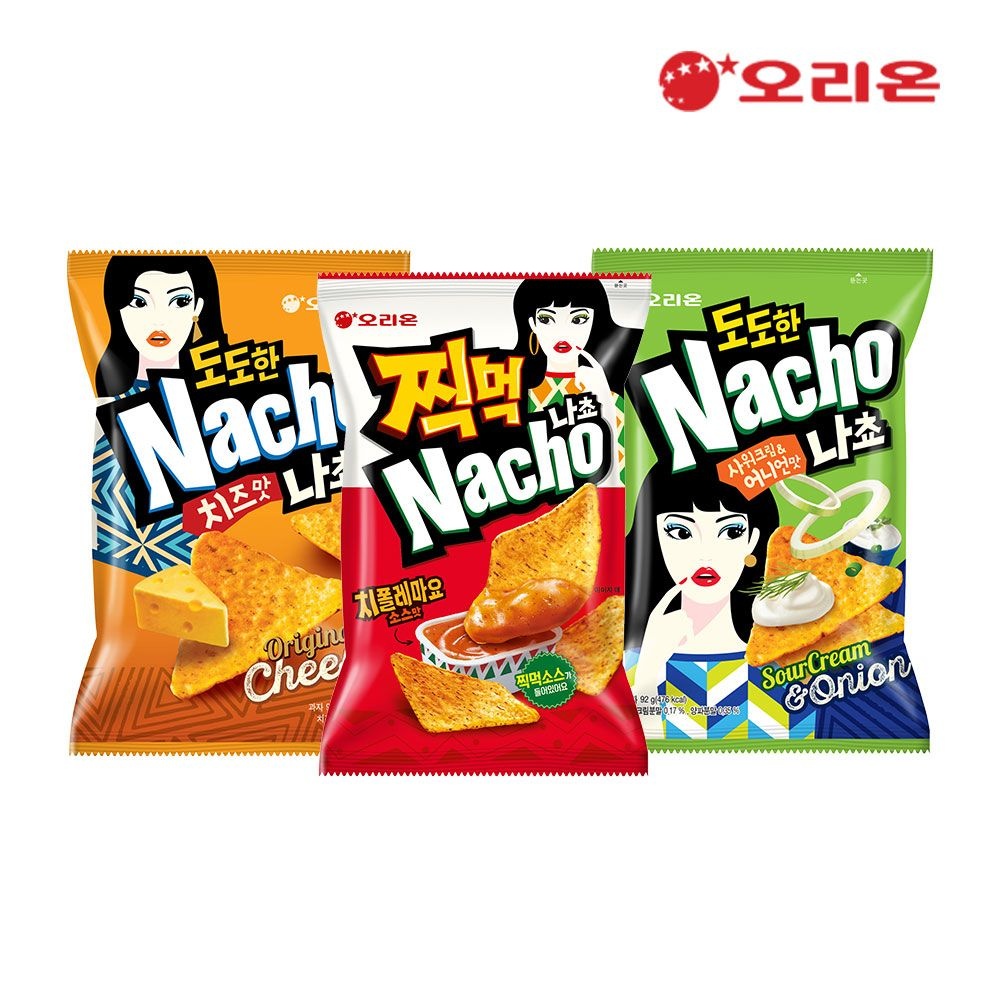 [롯데온] 오리온 찍먹나쵸 4봉+나쵸치즈 4봉+나쵸어니언 4봉