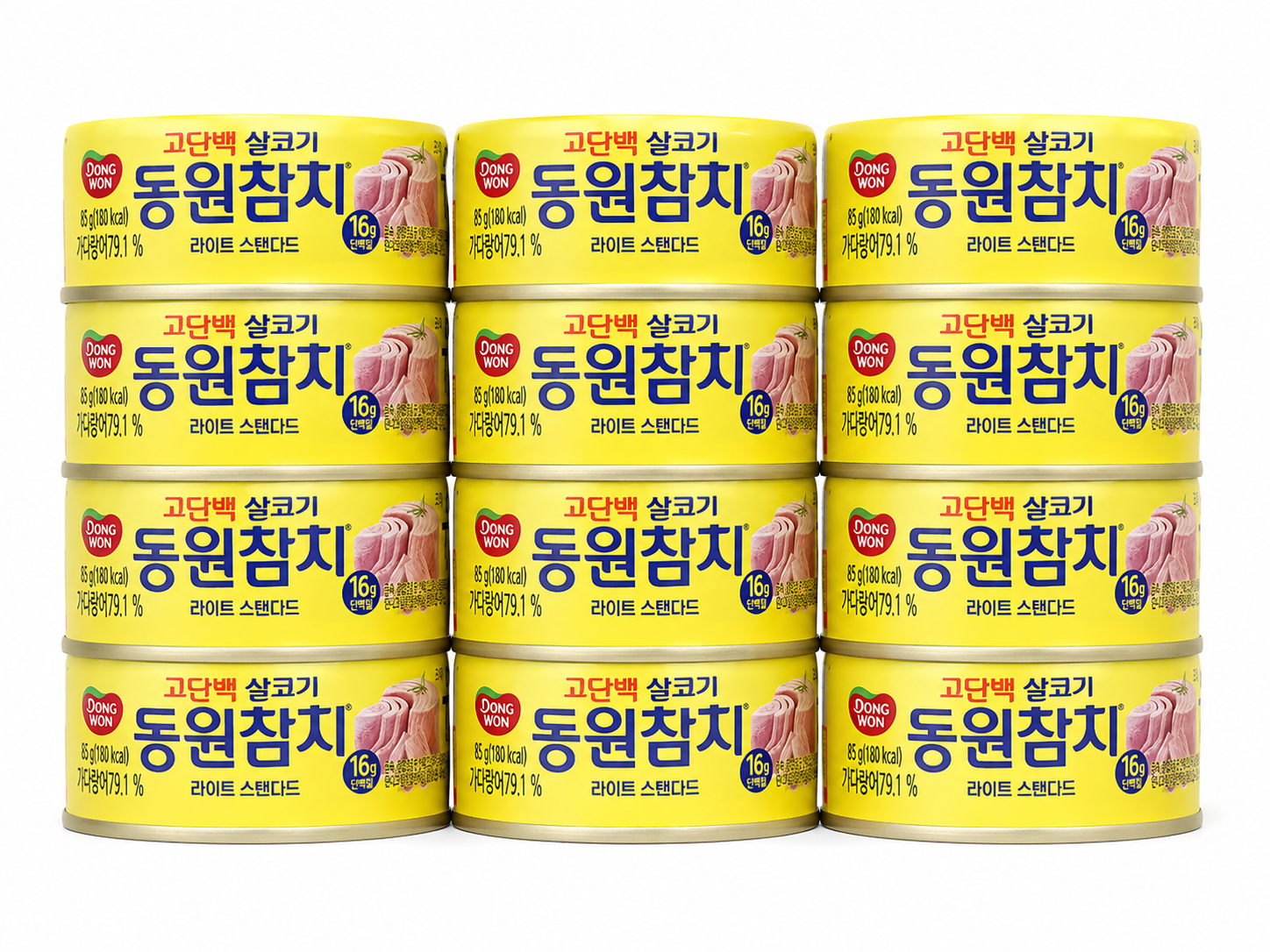 동원참치 라이트 스탠다드 85g X 12개 하루템