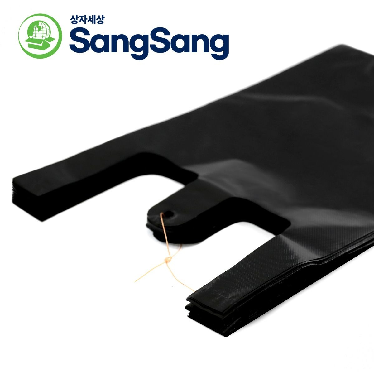 상자세상 손잡이 비닐봉투 검정 5L 10L 15L 20L 100장 300장 마트 재활용 쓰레기 분리수거 휴지통 봉지
