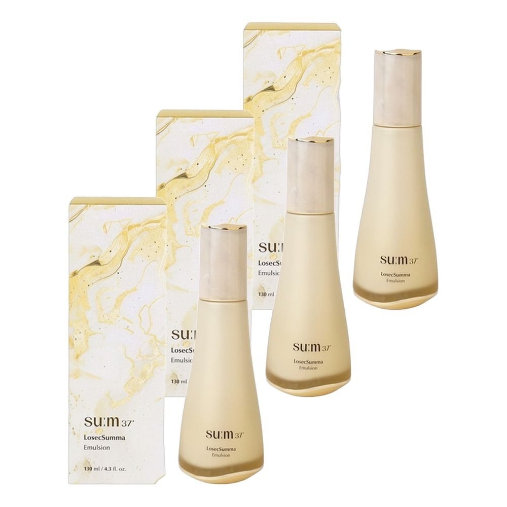 숨37 카밍 로시크숨마 에멀전 130ml 3개 저자극 보습제 스킨케어 수분 밀크 로션