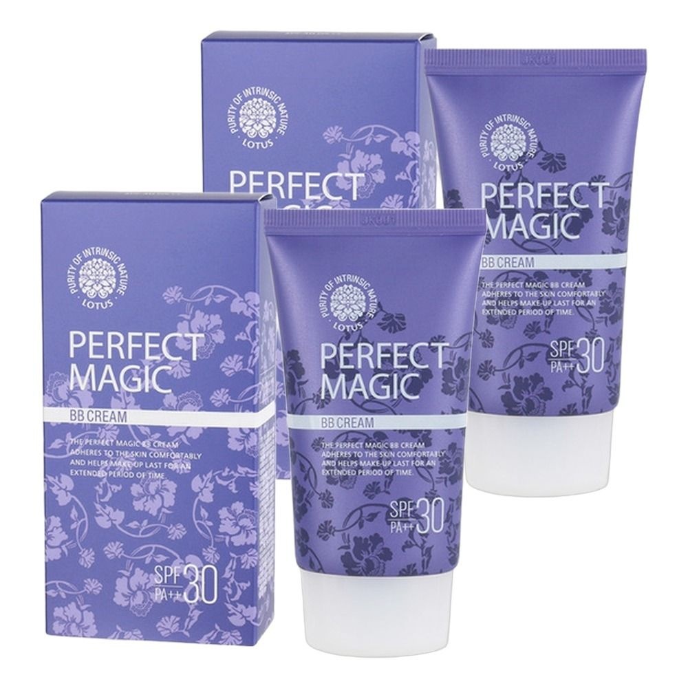 과일나라 물광 본체청정 연 퍼펙트 매직 비비크림 50ml 2개 촉촉한 페이스 광채 BB