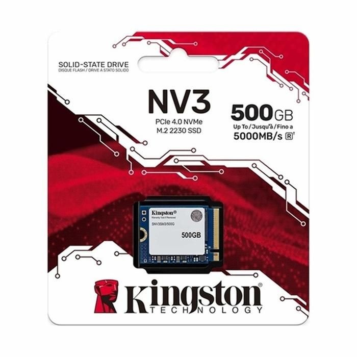 킹스톤 NV3 M.2 2230 NVMe PCIe4.0 SSD 500GB