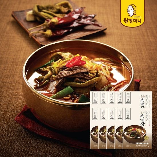 {백화점 상품} 원할머니 명품육개장 600g 10팩 484070
