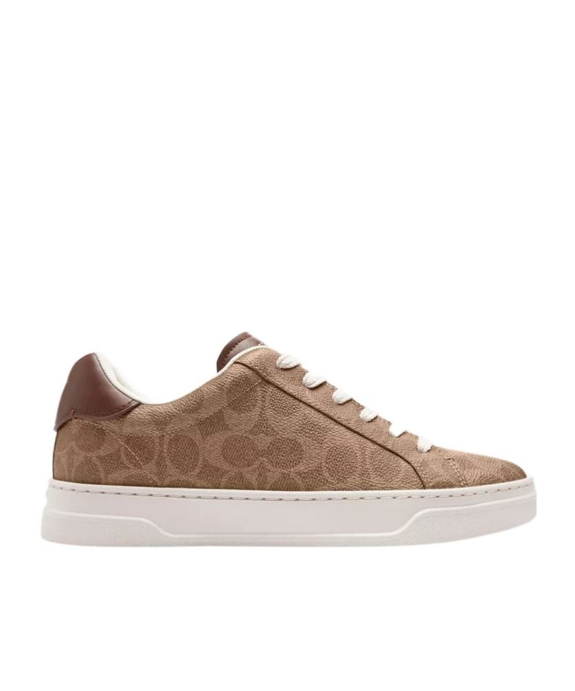 코치 Conti COACH 프린트 레더 스니커즈 CCN67XH9