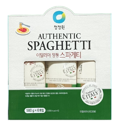 청정원 스파게티면 500g 6개입 1개