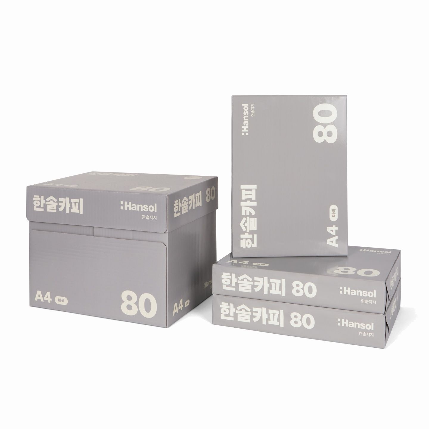 한솔복사용지 미색 A4 80g 1박스 2500매