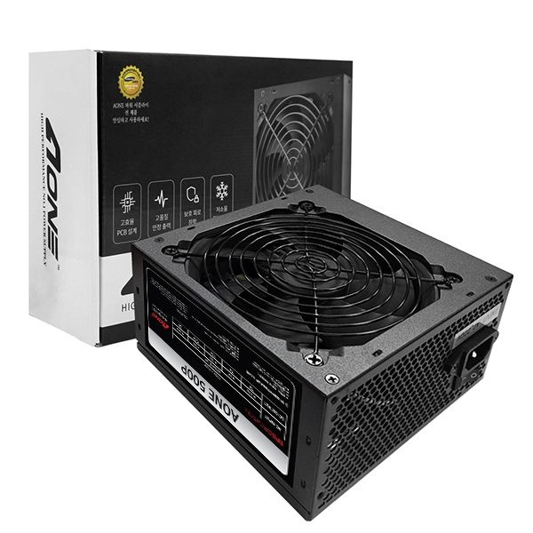 에이원 ATX 230W 컴퓨터 PC파워 서플라이 500P KC 박스
