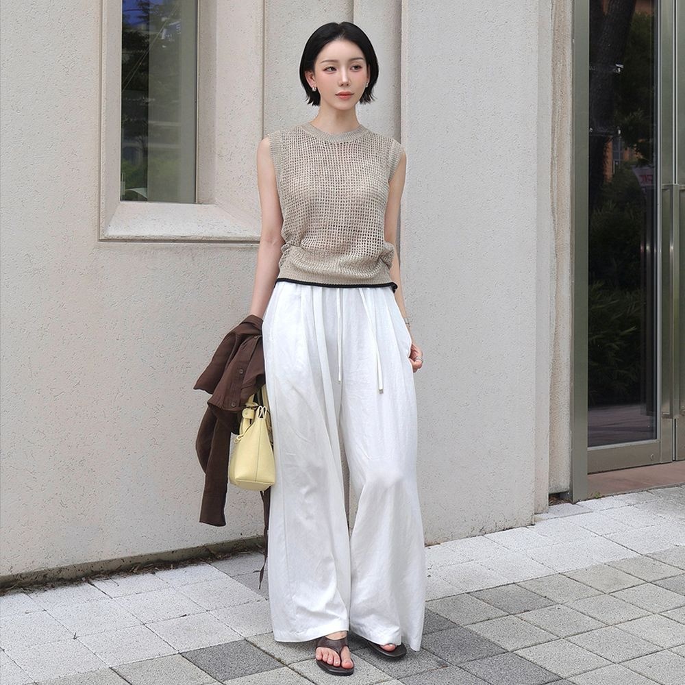 데일리 컴포트 와이드 팬츠 EMQ5EPT220