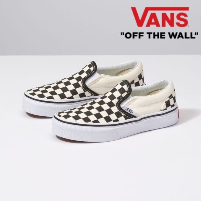 반스 키즈 체커보드 Slip-on 슬립온 VN000ZBUEO1