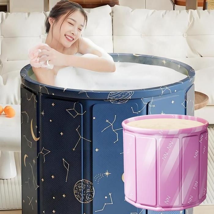 스몰접이식보관튜브욕조 접이식 욕조 1인용 반신욕 스파