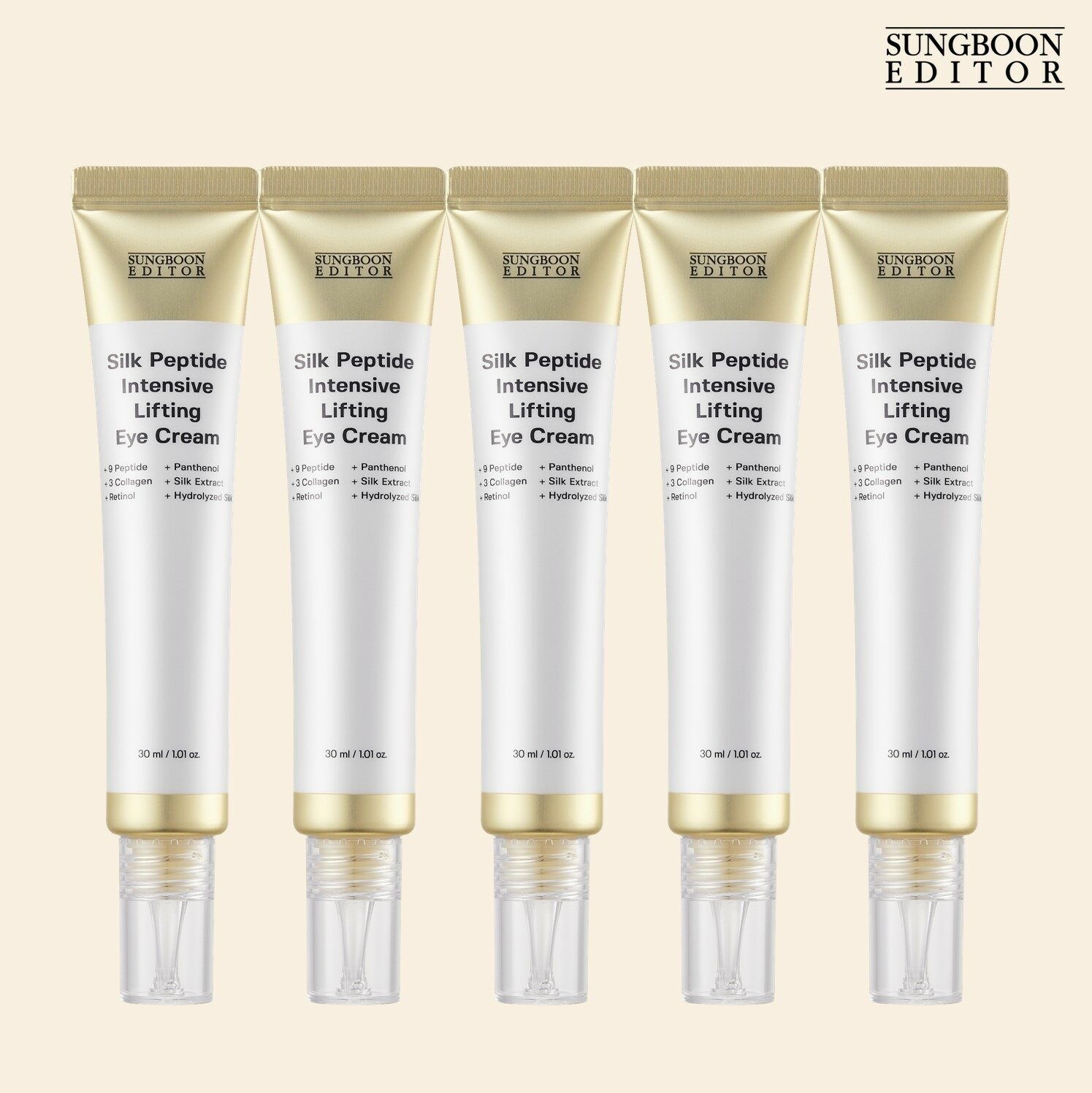 [TV상품][5개] 성분에디터 단백줄기 녹는실 아이크림 세트 (30ml*5개)