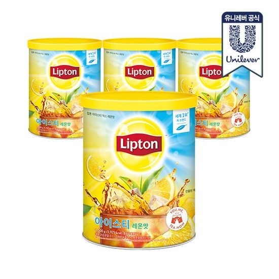 립톤 아이스티 레몬 1.5kg 4개