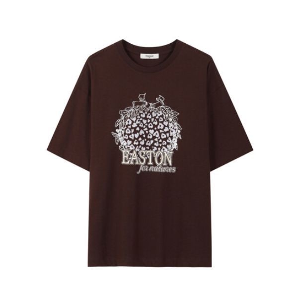 여성) 20수 코튼 빈티지 그래픽 반팔티셔츠 PHG2TS2240