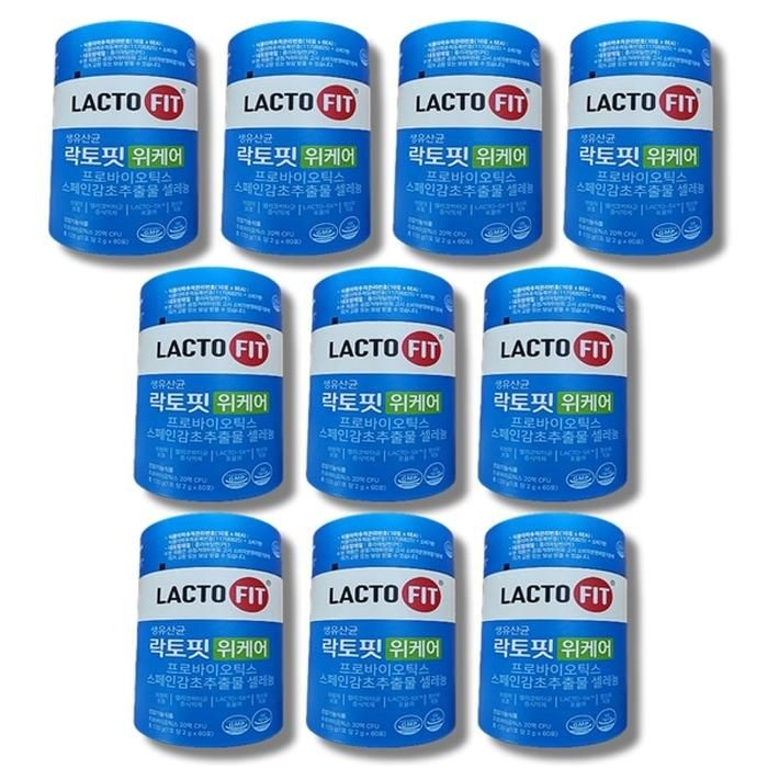 [보리담다] 종근당건강 락토핏 위케어 2g x 60포 10통