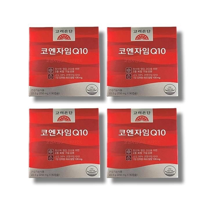 [보리담다] 고려은단 코엔자임Q10 90캡슐 4박스