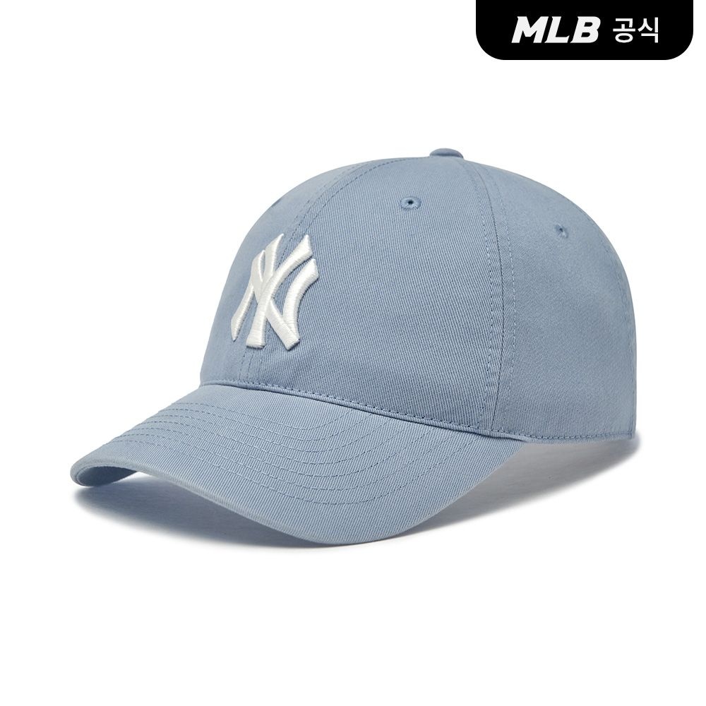 MLB [공식] 21N 공용 에이스 언스트럭쳐 볼캡 NY (L.SKY BLUE) 3ACP6601N-50SBL