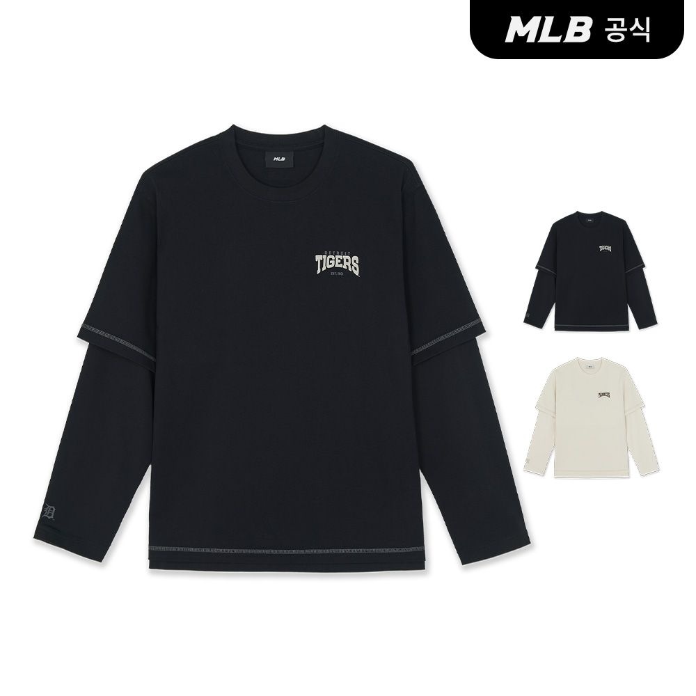 [공식] 26FW 공용 베이직 스트릿 헤비웨이트 레이어드 긴팔 티셔츠 (2 COLOR) 3ATSB1364