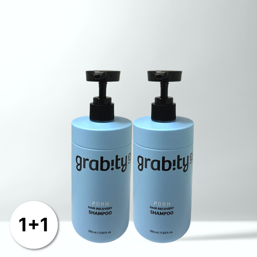 [1+1] 그래비티g0.0 PDRN 헤어 리커버리 미산성 샴푸 350ml 2개