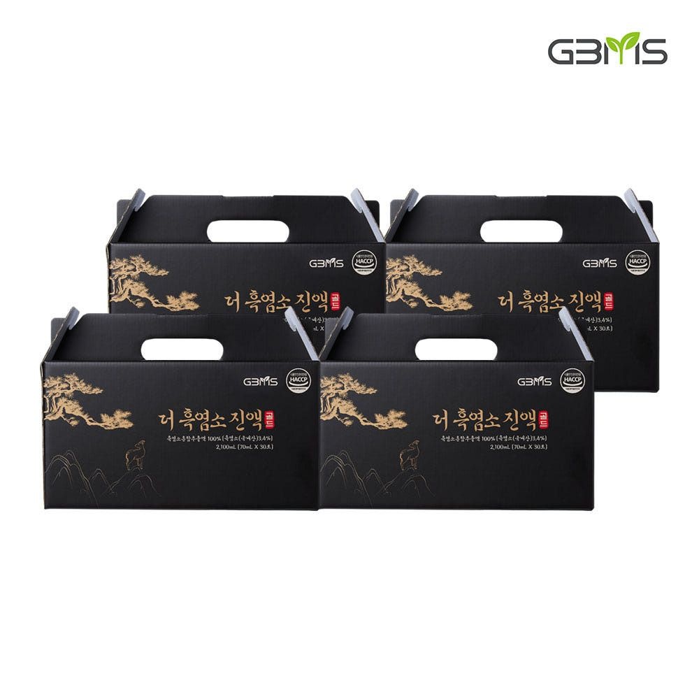 리뉴얼 신동진 원장 더 흑염소 진액 골드 70ml 30포 4개
