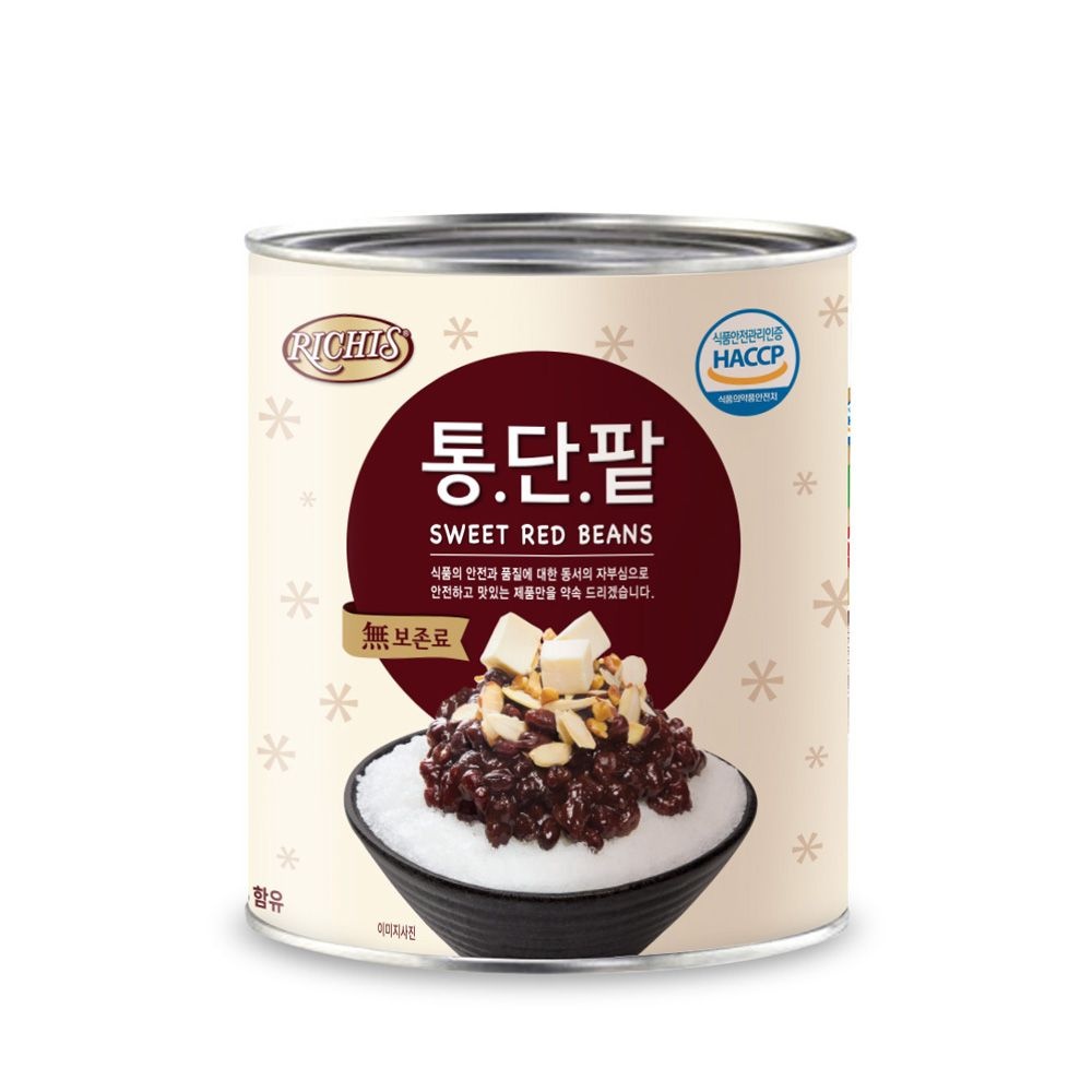동서 리치스 통단팥 3kg 1박스 6개 리치스 팥
