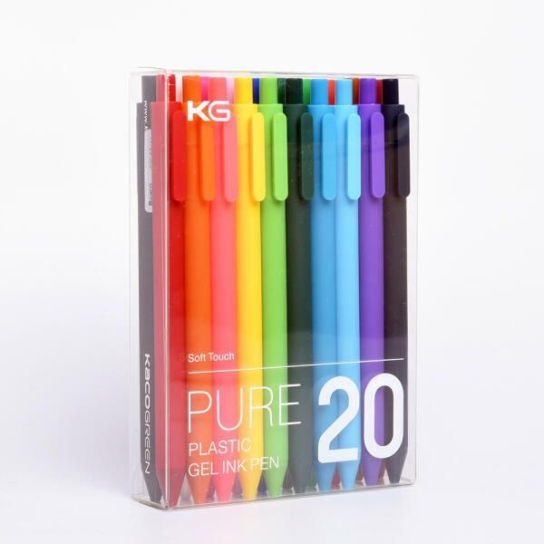 (현대Hmall) 아트박스/카코 카코 KACO 퓨어 소프트 젤펜 20색상 세트
