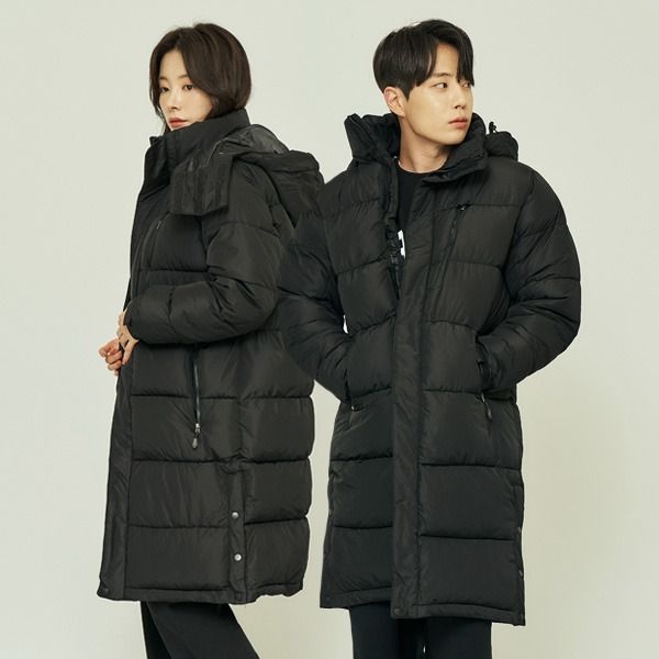 (현대Hmall) [하프클럽/미라클]롱패딩 패밀리 에어볼 데일리 패딩점퍼 벤치코트 MRC-M3 블