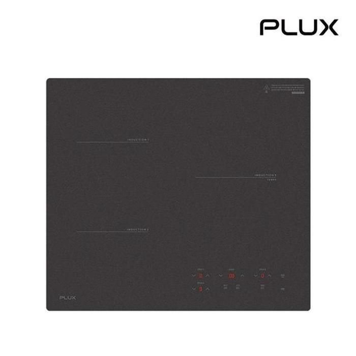 [롯데백화점] PLUX [5년무상AS] 플럭스 3구 인덕션 전기레인지 PLX-EIR0334MTBK (매트글라스)