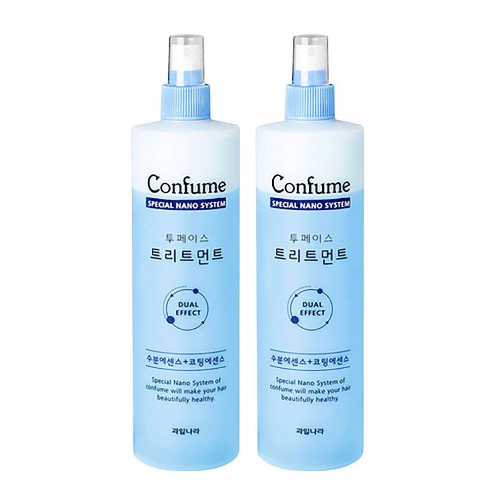 과일나라 컨퓸 투페이스 트리트먼트 530ml x 2개 헤어 미스트 코팅 에센스