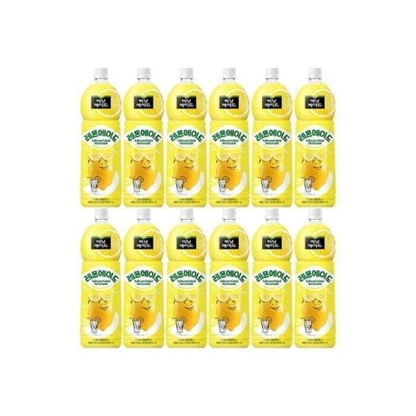 미닛메이드 레몬에이드 1.5L 12개