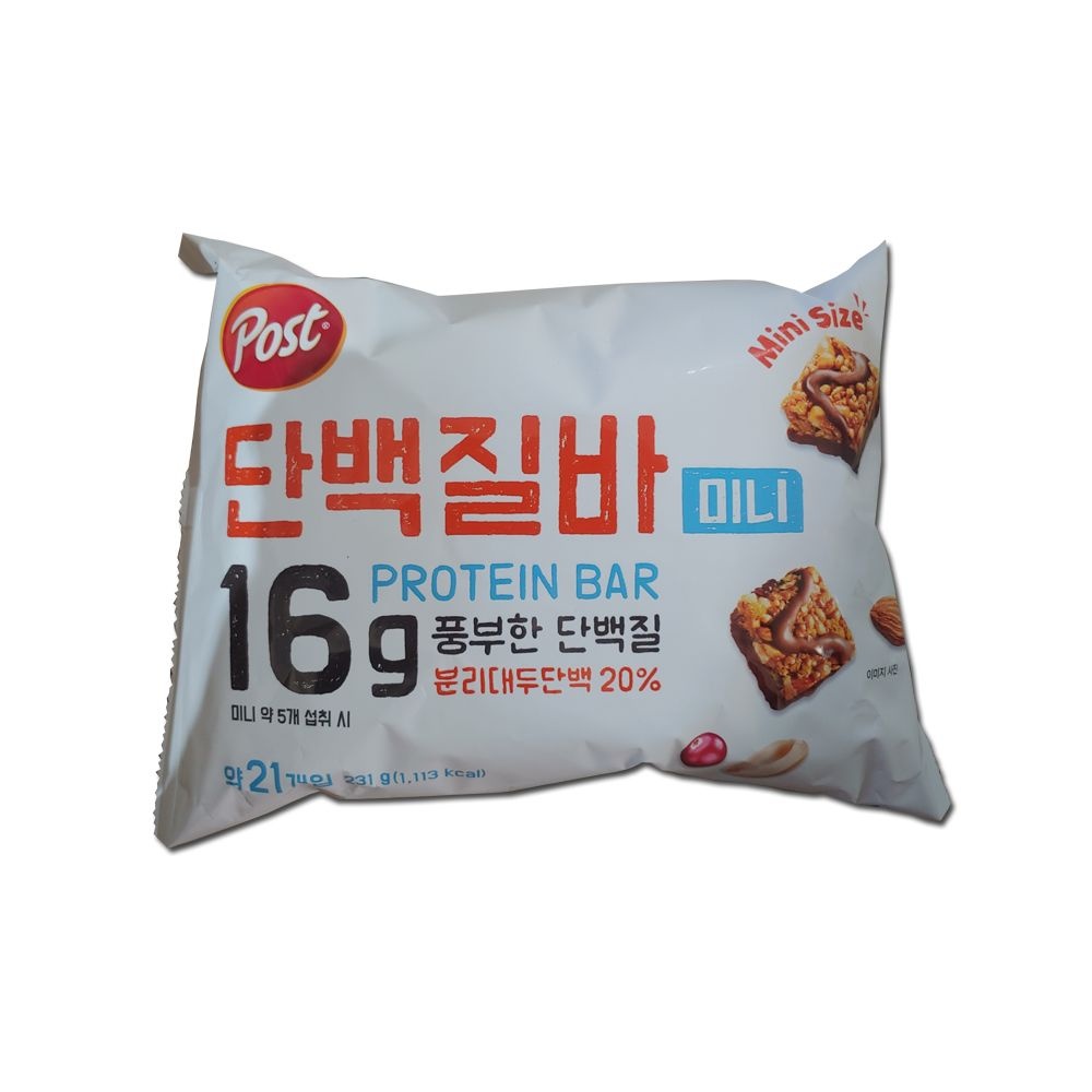 포스트 단백질바 미니 231g(21개입)