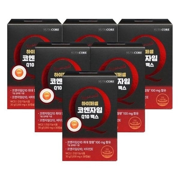 뉴트리코어 하이퍼셀 코엔자임Q10 맥스 1000mg x 30캡슐  /...