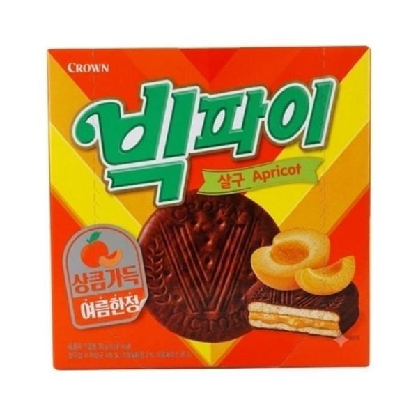 크라운 빅파이 살구 324g