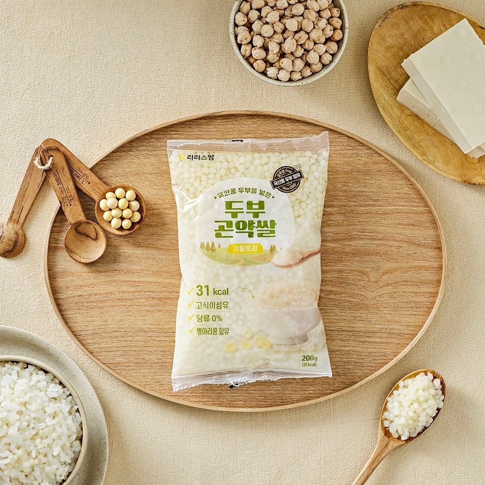 국산콩 두부곤약쌀 200g 20개 저칼로리 다이어트 식사대용