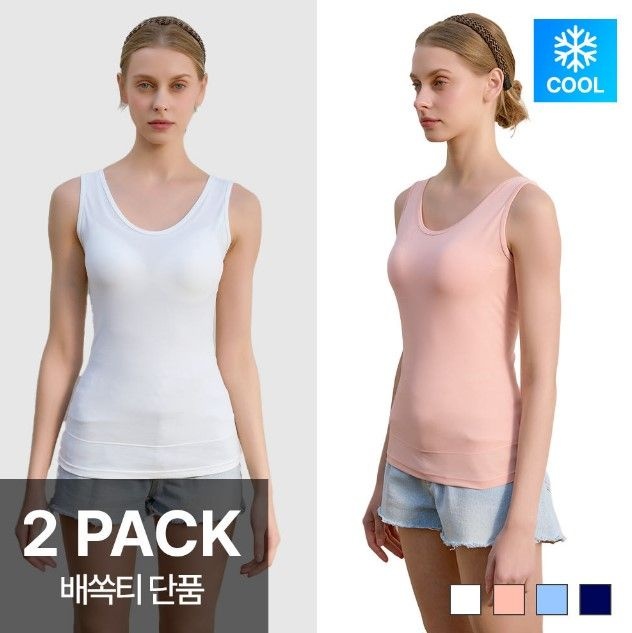 앤왁스 노캡 배쏙티 에어쿨 런닝형 2종 여성 보정속옷
