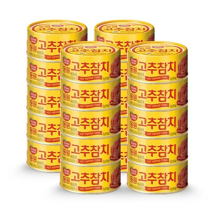 [동원에프앤비] 동원참치 고추참치 150g x 20캔