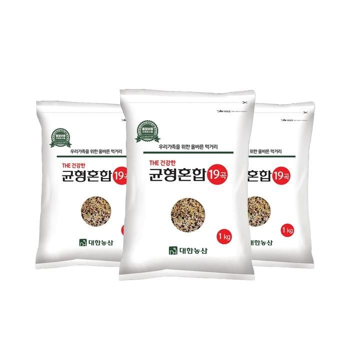 25년산 황금배합 균형 혼합곡 19곡 3kg (1kg3) 잡곡쌀_h