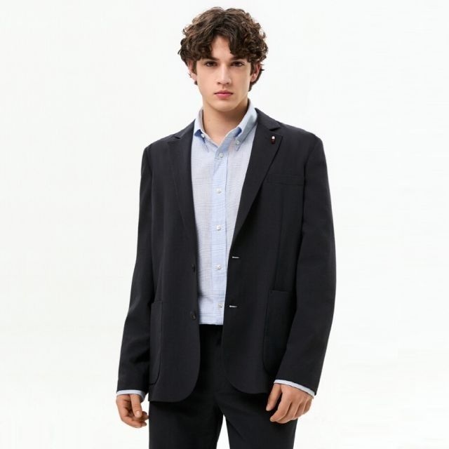 [롯데백화점] 타미힐피거 남성 [26SS]라이트웨이트 썸머 셋업 블레이저(T12G1WJB794ML1DW5)