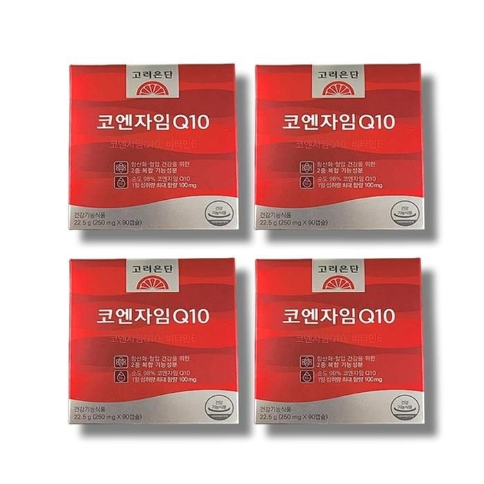 고려은단 코엔자임Q10 90캡슐 4박스
