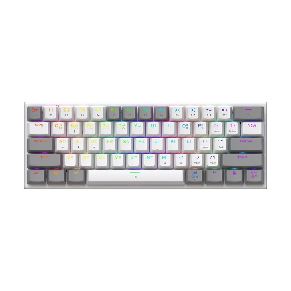 앱코 미니 컴팩트 게이밍 키보드 자석축 래피드 트리거 8K RGB