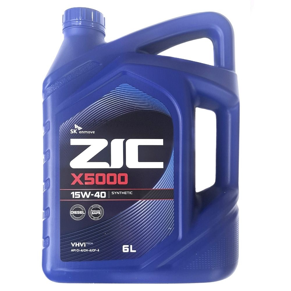 [오늘출발] 베이지크 ZIC/엔진오일/디젤/지크 X5000 15W40 6L