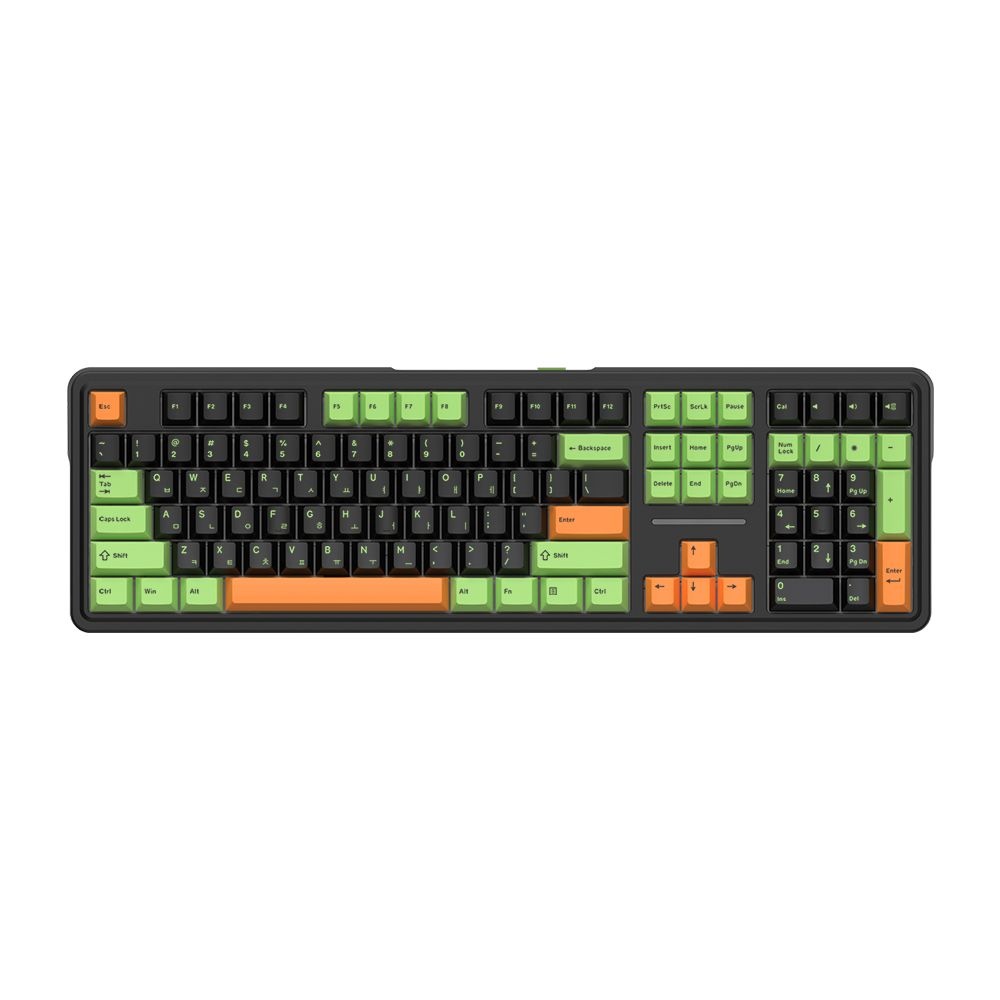 앱코 앱코 사무용 무선 블루투스 기계식 키보드 이중사출 그린 멜론축