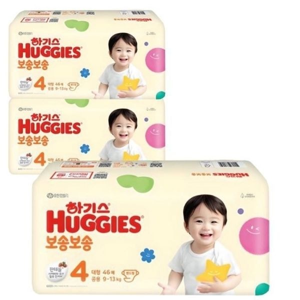 하기스 NEW 보송보송 밴드 4단계 남여공용 46Px3 (기본)
