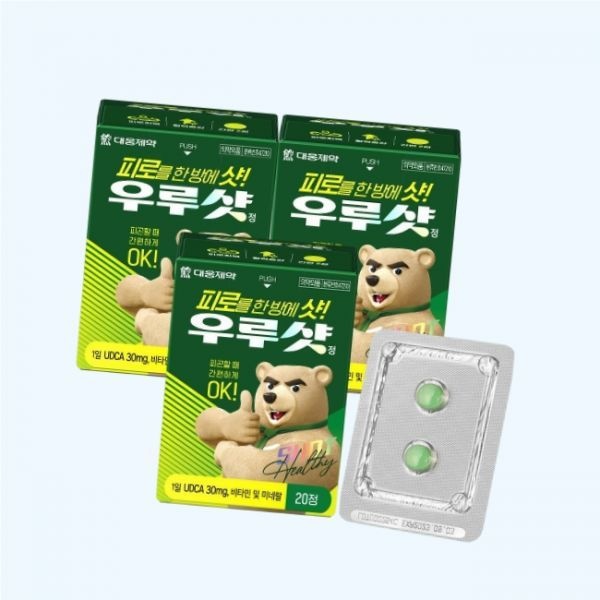 대웅제약 슈퍼 우루샷 피로회복제 멀티비타민 20정 3개 5125434