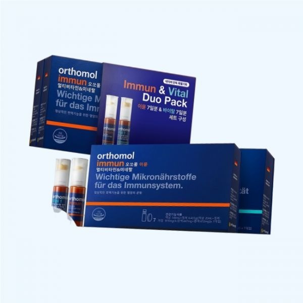 오쏘몰 네이버 멀티비타민 이뮨 7일분 + 바이탈F 쇼핑백 20ml 919mg x 7개입 5115500