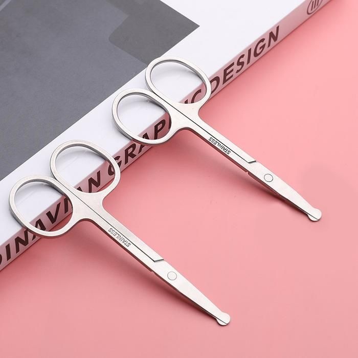 둥근 코털 가위 콧털 눈썹 정리 제거 깍기 DD-11719