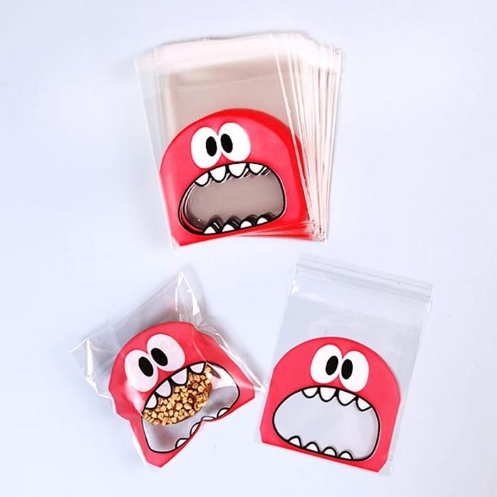 공룡 선물 투명 포장 비닐 중 10x13cm 100매 DD-10934