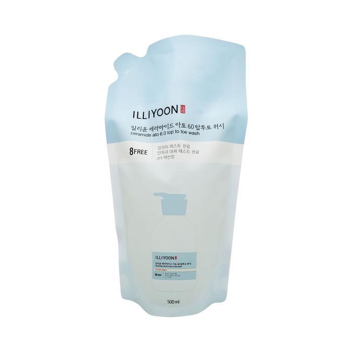 일리윤 세라마이드아토 6.0 탑투토 워시 무향(리필) 500ml 약산성 삼푸 겸용 올인원 1개 Ss