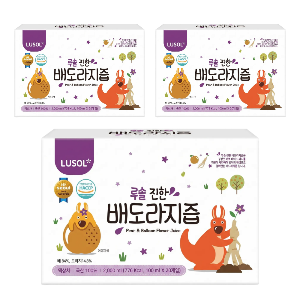 루솔 진한 배도라지즙 60포