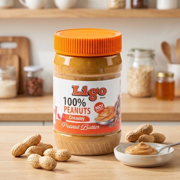 리고 100% 땅콩버터 크리미, 453g, 2개
