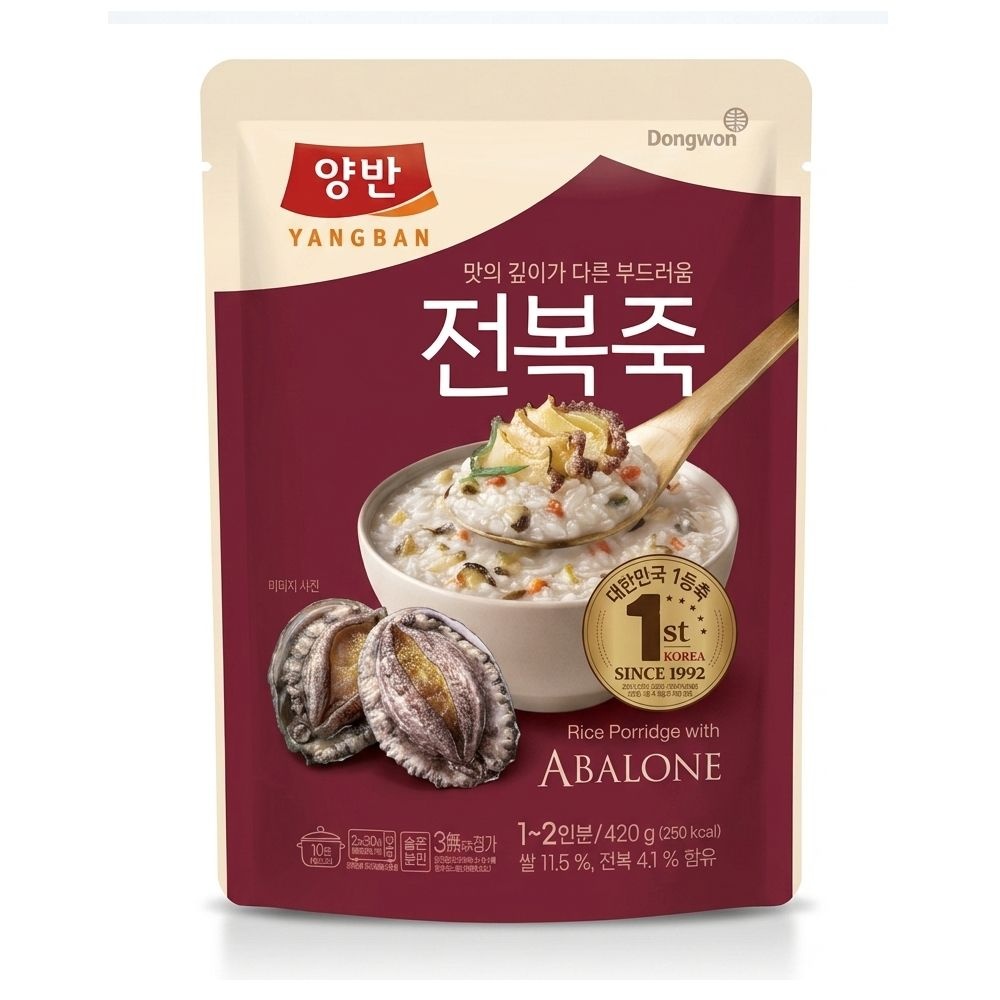 양반 동원 양반 전복죽 420g 파우치 x 20개